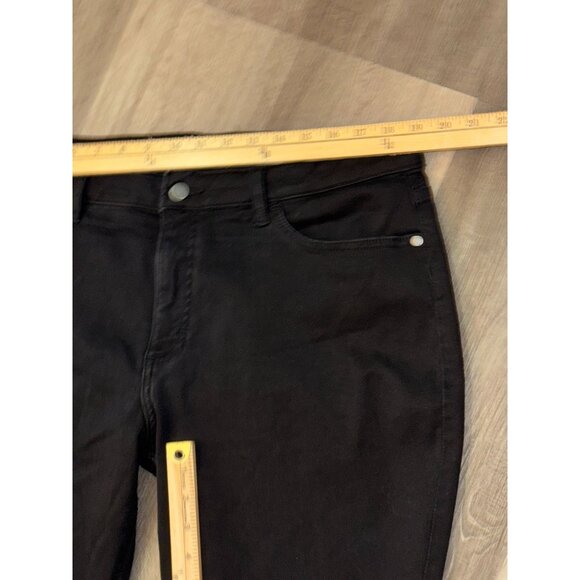 Riders By Lee Midrise Skinny Black Jeans Size 18 M Cotton Blend - Picture 7 of 8